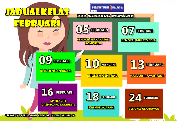 JADUAL KELAS BULAN 2